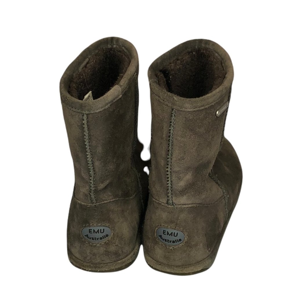 Emu Australia Kids Charcoal Gray Brumby Lo Waterproof - Picture 3 of 8